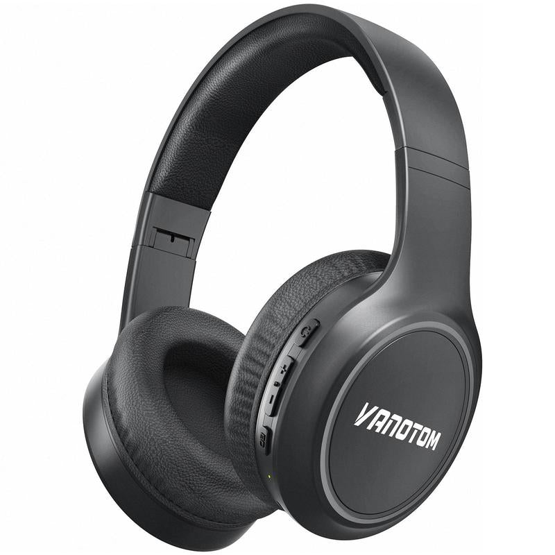 VANOTOM Wireless Headphone, Foldable Bluetooth Headphones over Ear, Wireless Headset for Gaming, Phones, Computers, Electronics Audio Headphone Halloween Christmas Gift Earbud