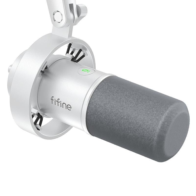 FIFINE K688Neo USB/XLR Dynamic Podcast Microphone – Pro Mic, Mute & Monitor for Streaming, Gaming, Vocal & Music Recording Audio, for PC Smartphone Mixer, Boom Arm