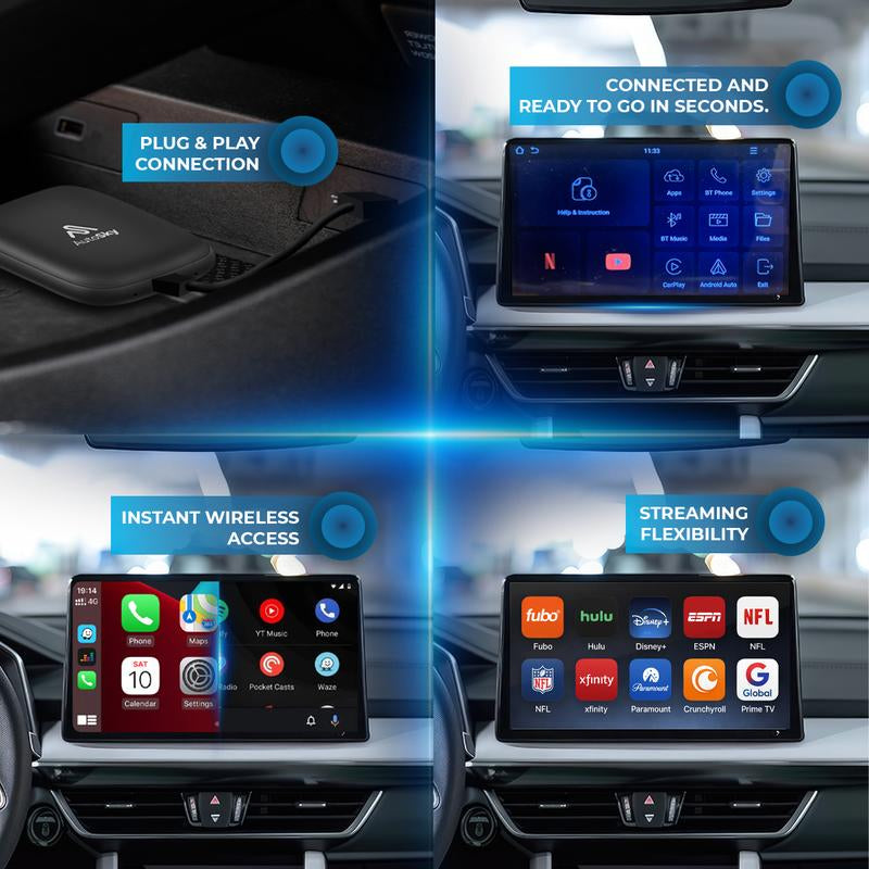 Autosky Ai Box Lite Flex - Transform Your Car'S Dashboard Screen into an Entertainment Hub