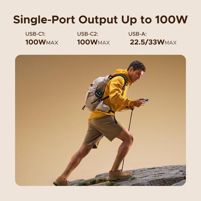 UGREEN Nexode Power Bank 20000Mah 165W with Built-In Retractable USB C Cable Laptop Travel Portable Charger, 100W Input, Fast Charging for Macbook Pro/Air/Iphone 17 16/Ipad Pro/Galaxy S25 Ultra/Dell/Hp and More ,Tiktokshopjumpstartsale