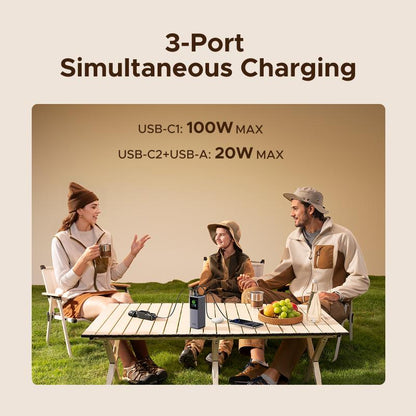 UGREEN Nexode Power Bank 20000Mah 165W with Built-In Retractable USB C Cable Laptop Travel Portable Charger, 100W Input, Fast Charging for Macbook Pro/Air/Iphone 17 16/Ipad Pro/Galaxy S25 Ultra/Dell/Hp and More ,Tiktokshopjumpstartsale